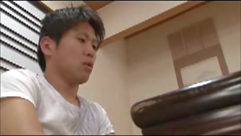 Japanese Step mom Comforts Young Boy...F70