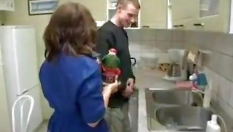 Russian Step mom Oleska with her boy 2