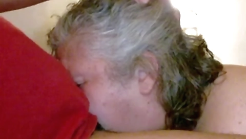 Married Older Neighbour Gags on My BBC - Homemade Non-Professional